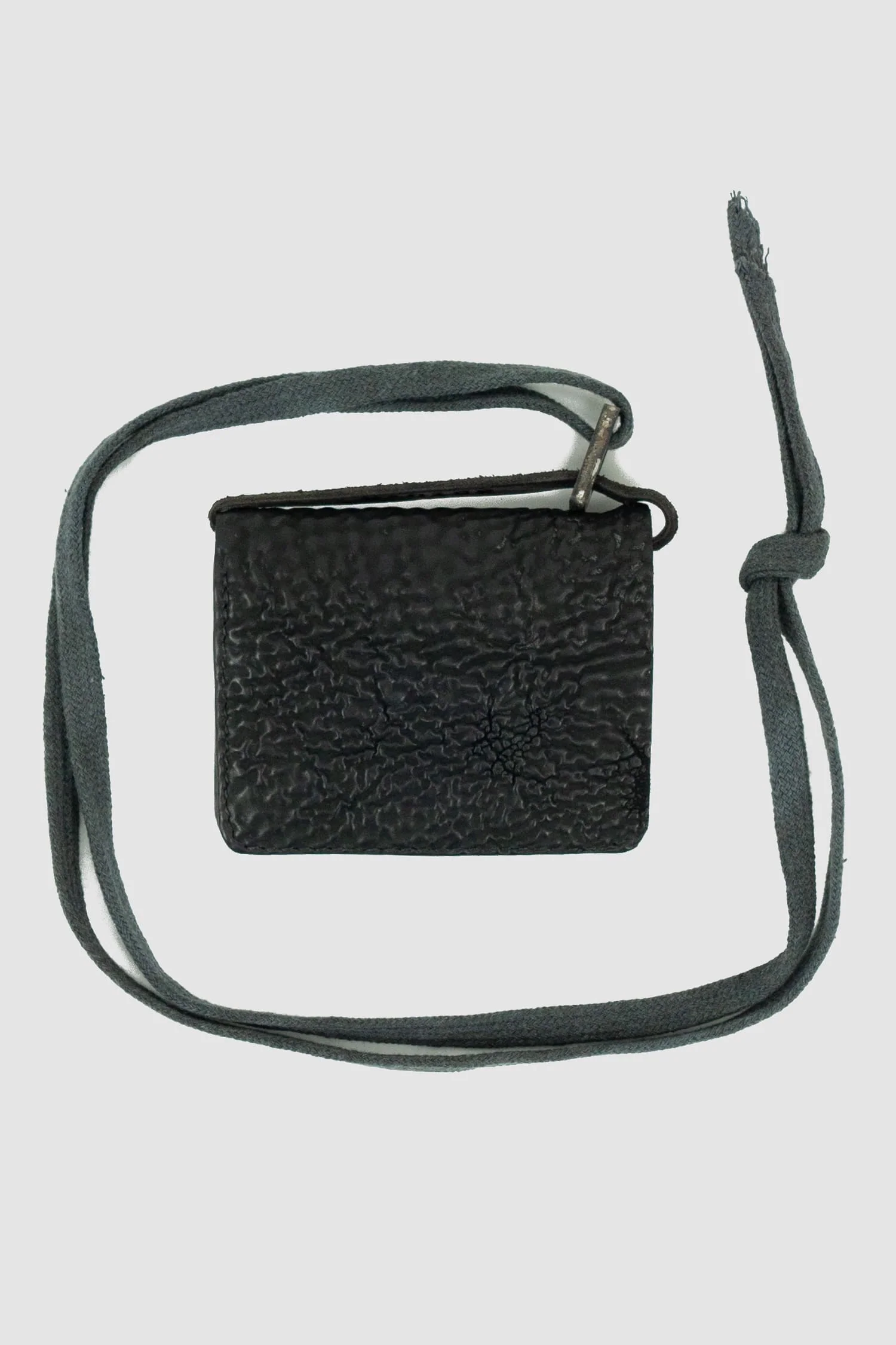 Black Cordovan Shell Leather Snap Holder Wallet - Image 4