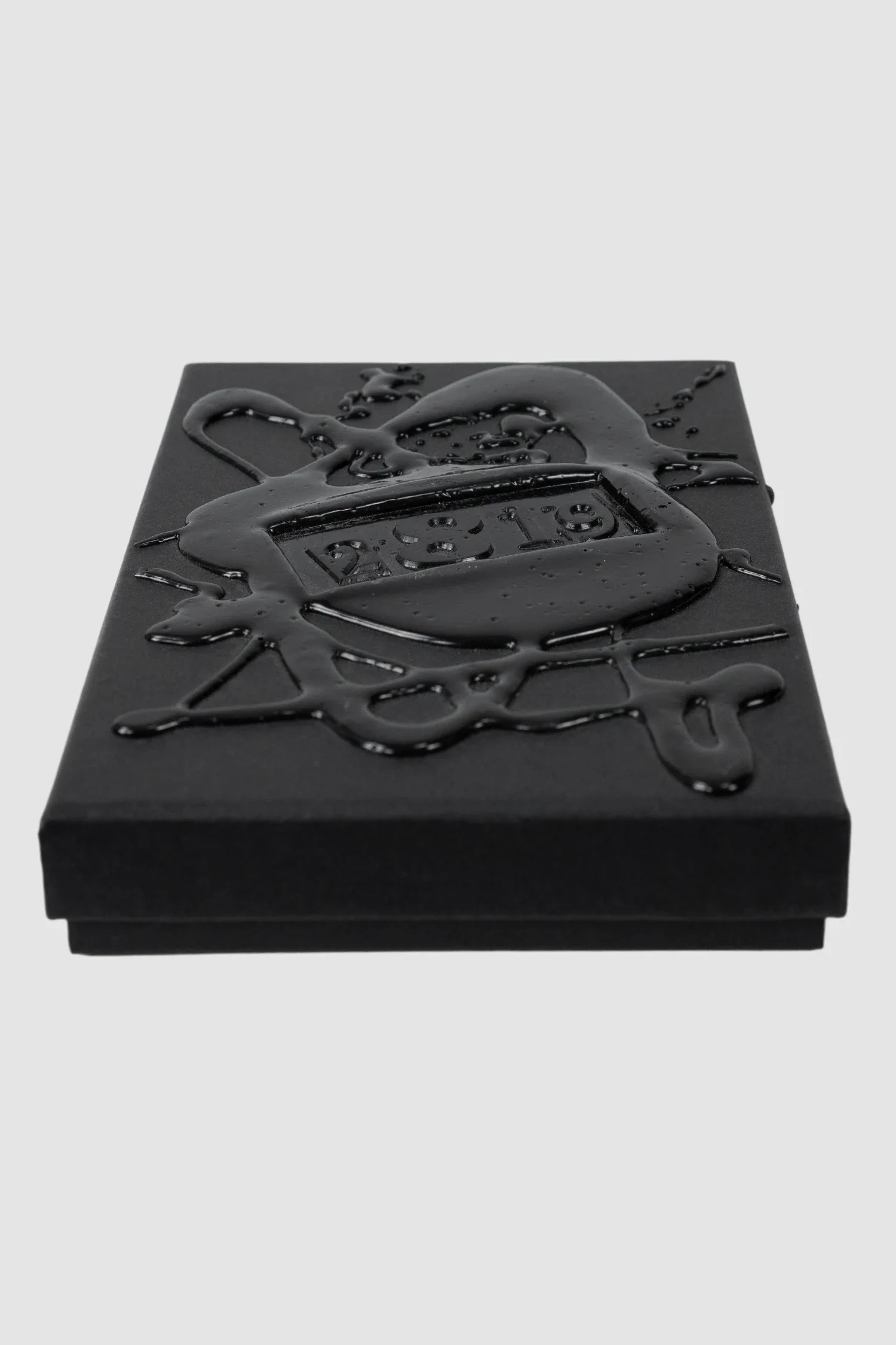 Oxidized Silver Pendant with Polished Line - Image 5