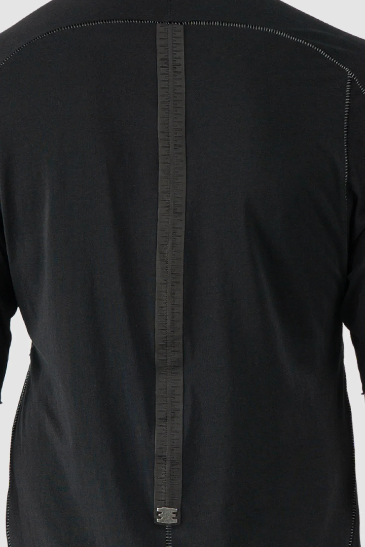 Black Organic Cotton Raglan T-Shirt - Image 5