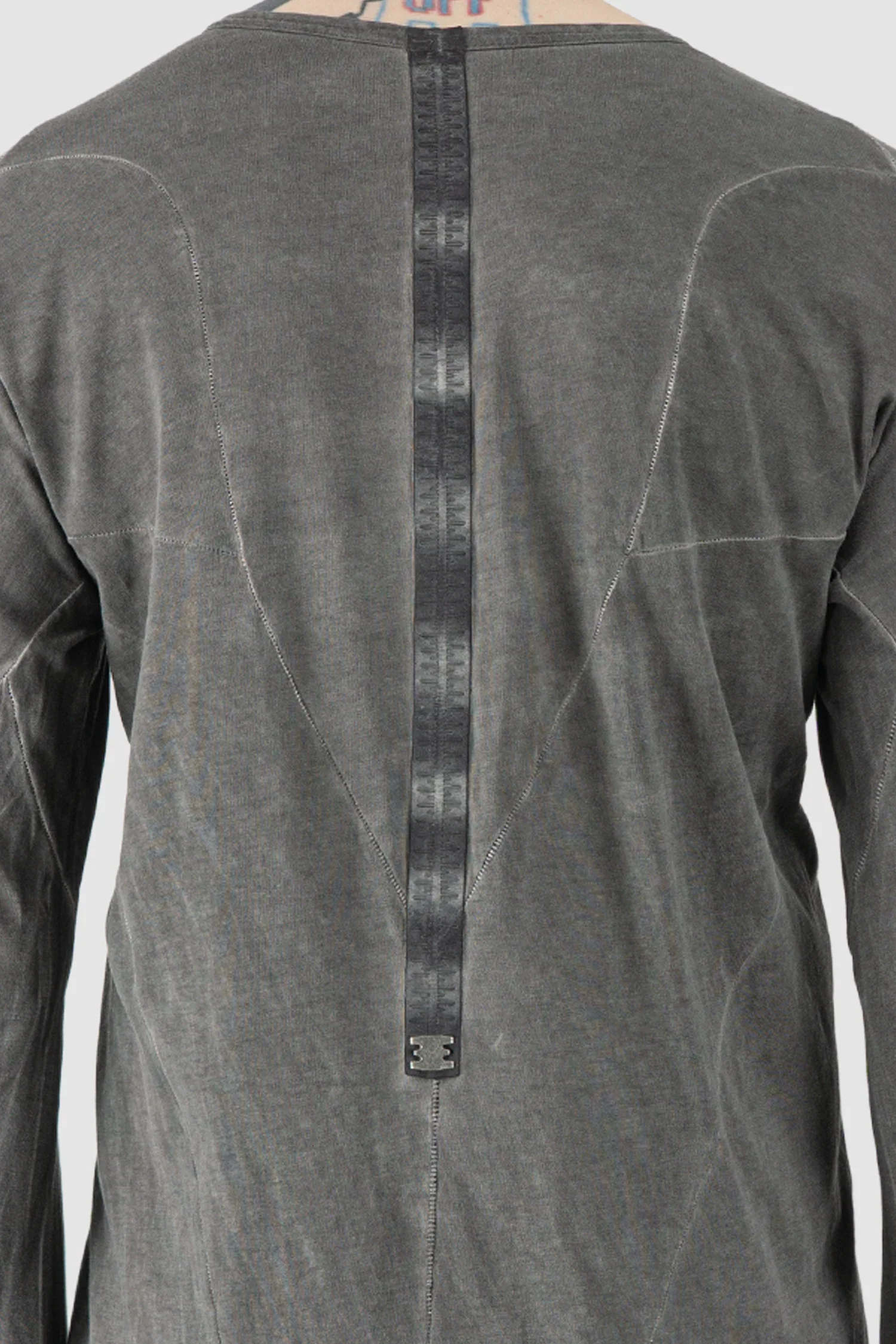 Grey Organic Cotton Raglan Long Sleeve - Image 5