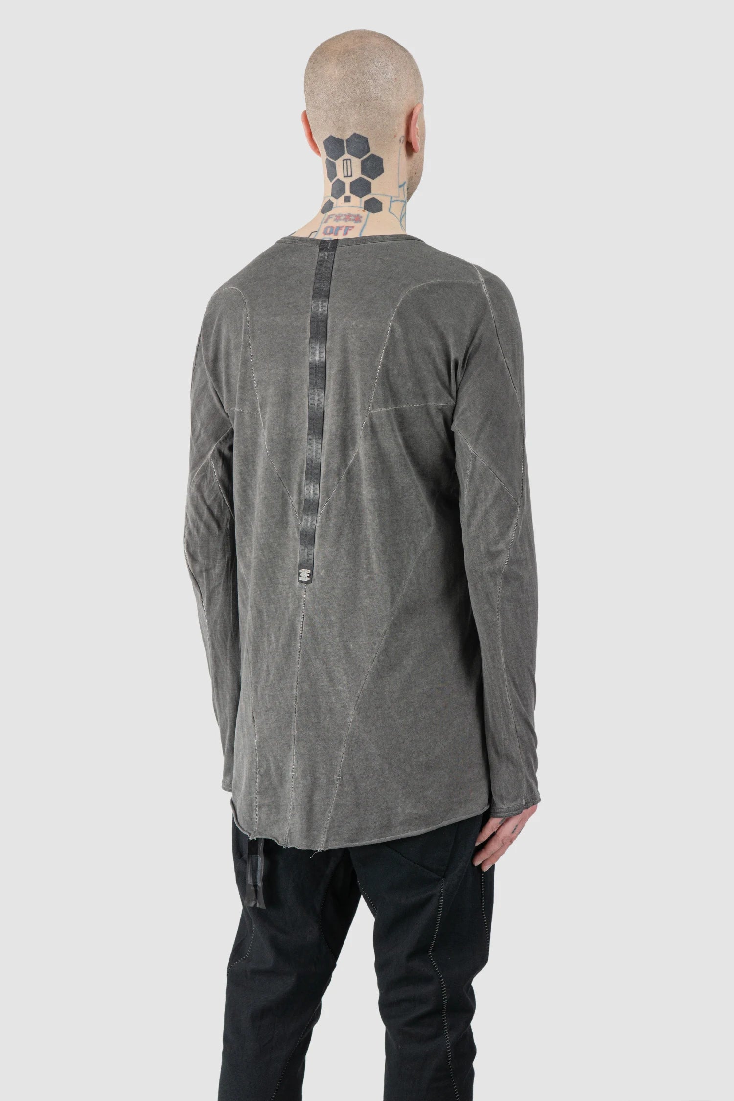 Grey Organic Cotton Raglan Long Sleeve - Image 7