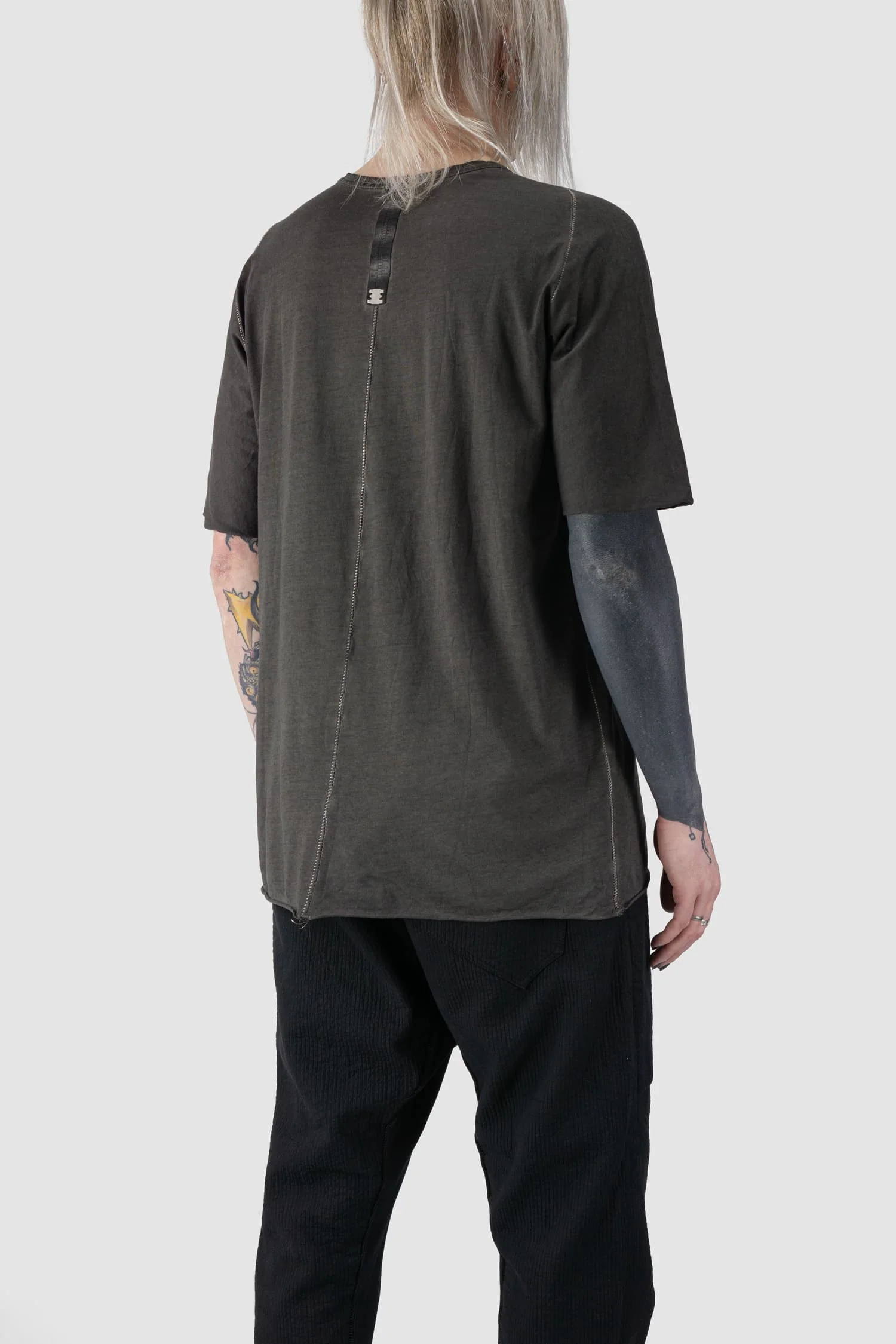 Grey Object Cold Dyed Jersey T-Shirt - Image 5