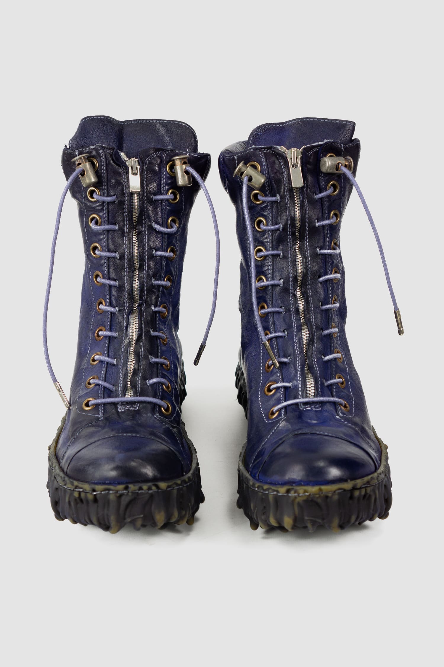 Purple Melt Jumper High Top Front Zipper Sneaker - MELH1 - Image 3