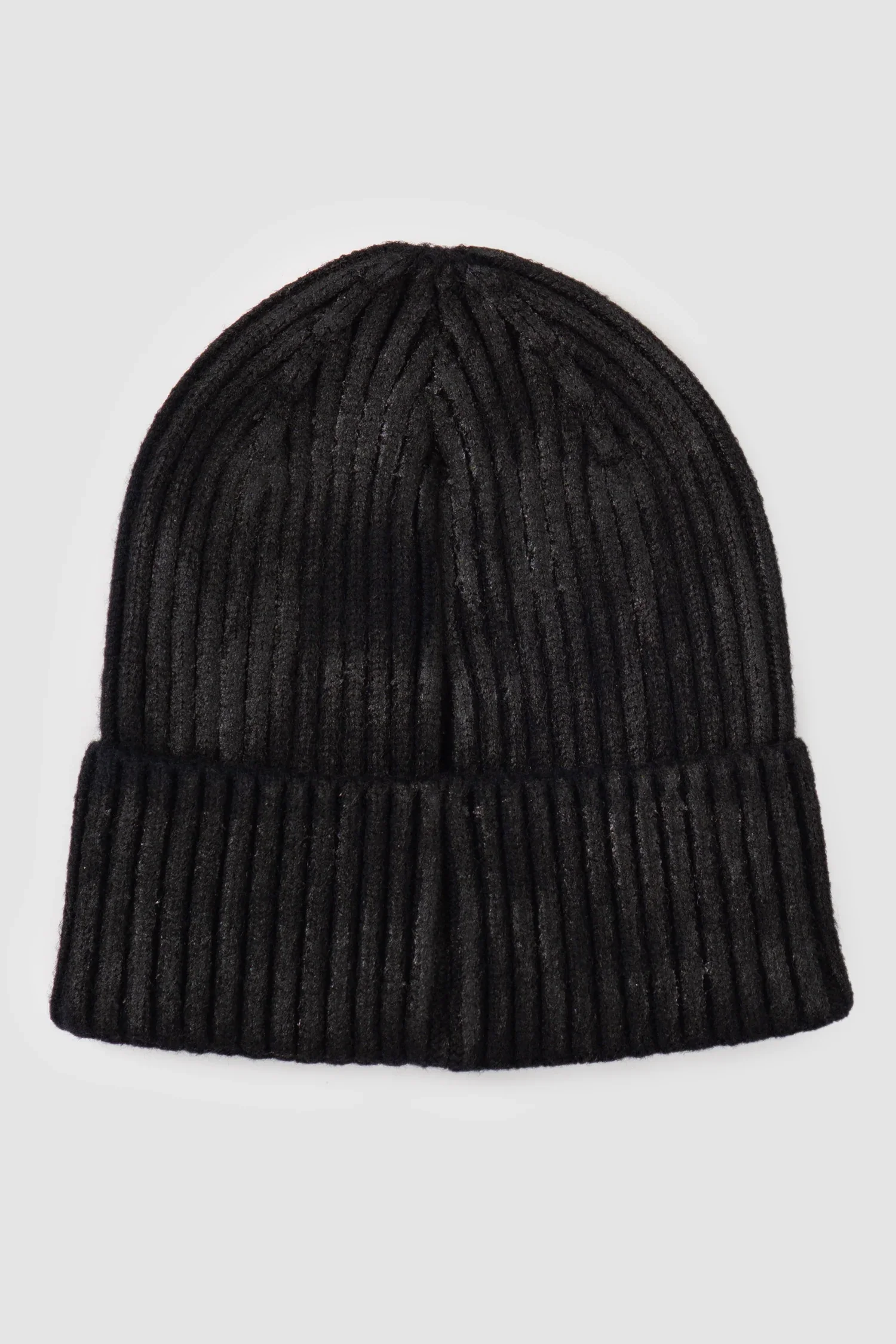 Black Tar-Coated Cotton Nylon Knit Beanie - Image 4