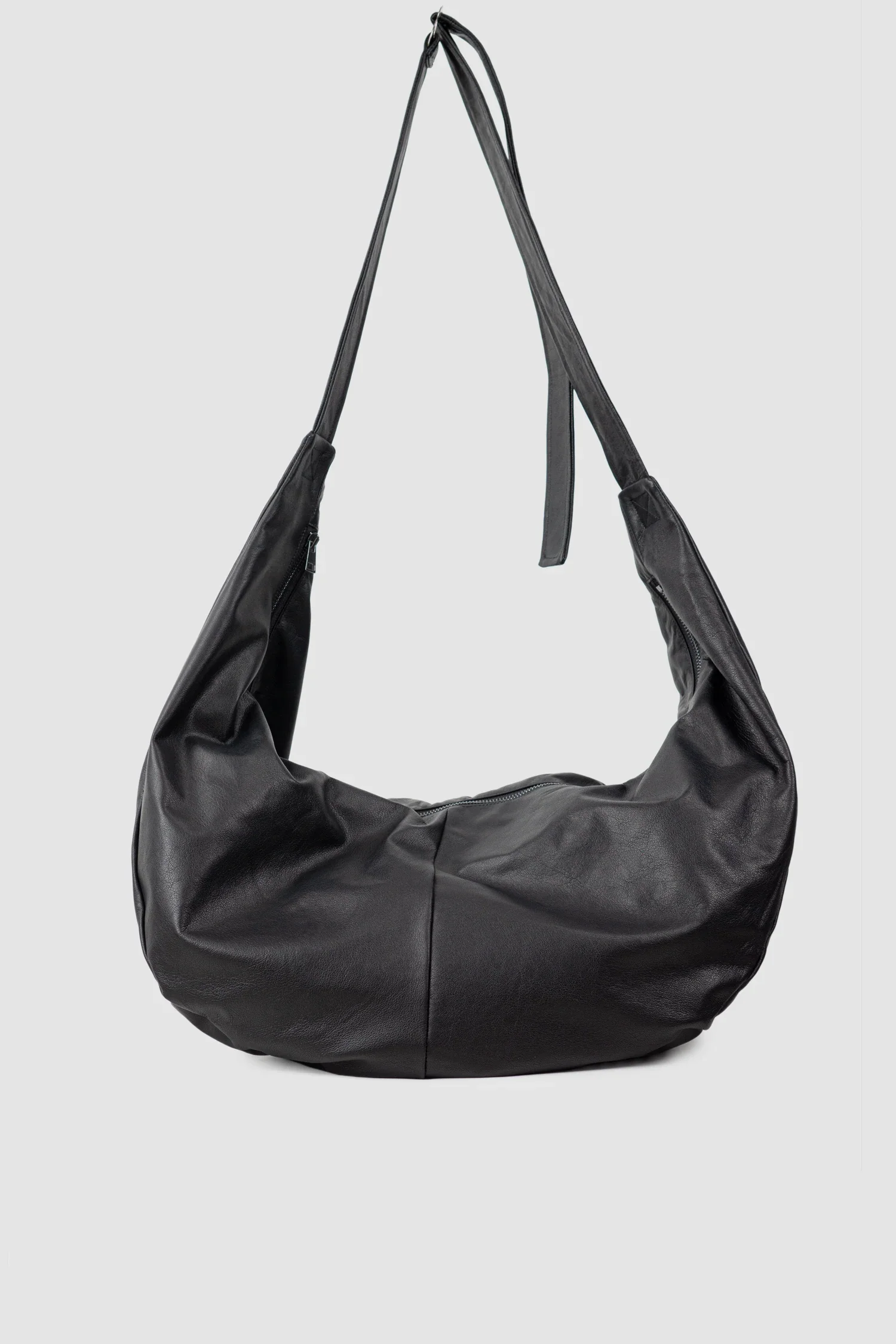 Black Nappa Leather Sling Bag - Image 5