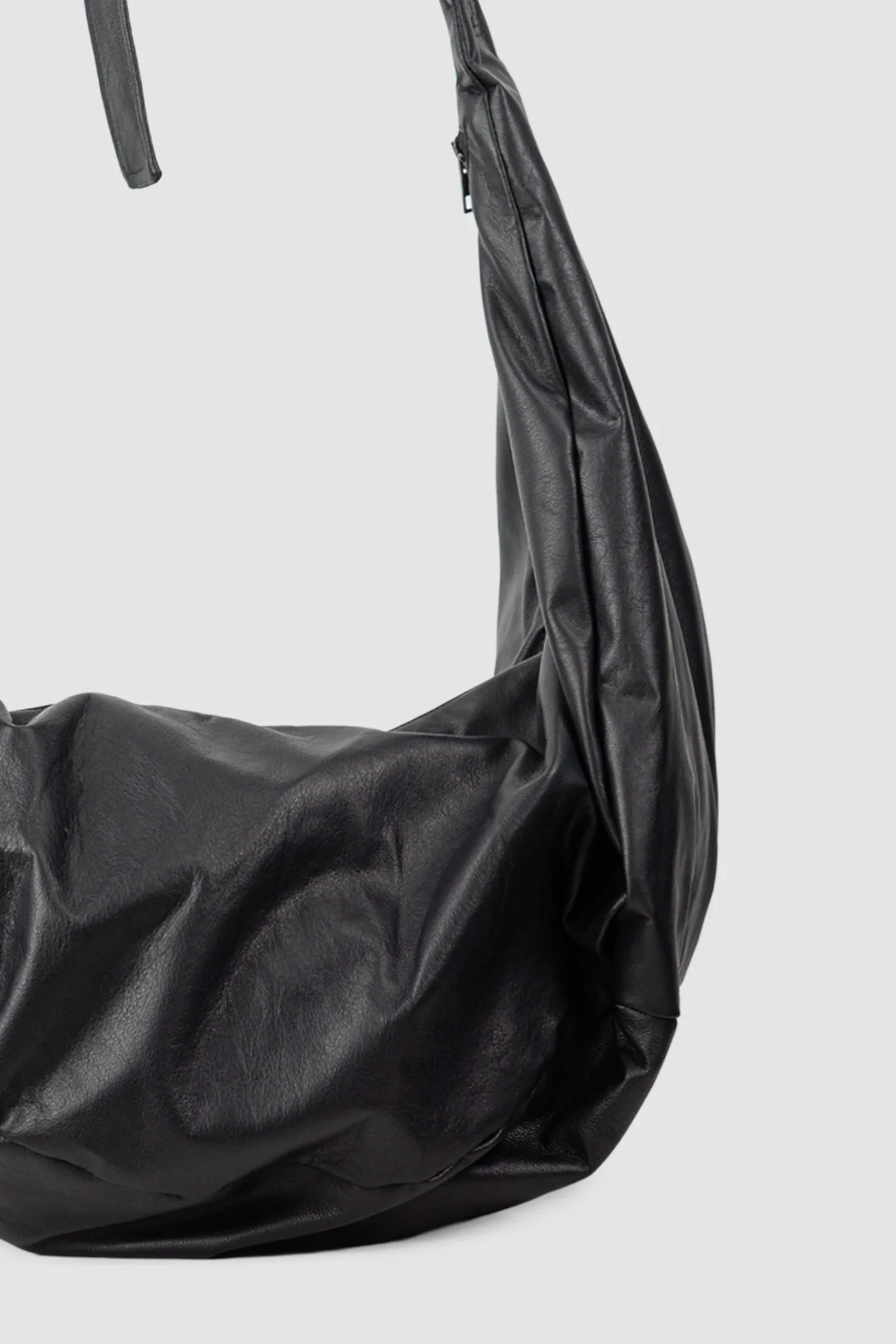 Black Nappa Leather Sling Bag - Image 7