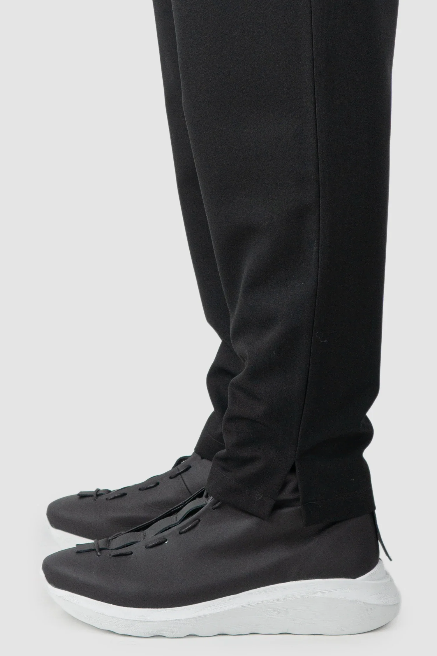 Black Tuxedo Stretch Trousers - Image 4