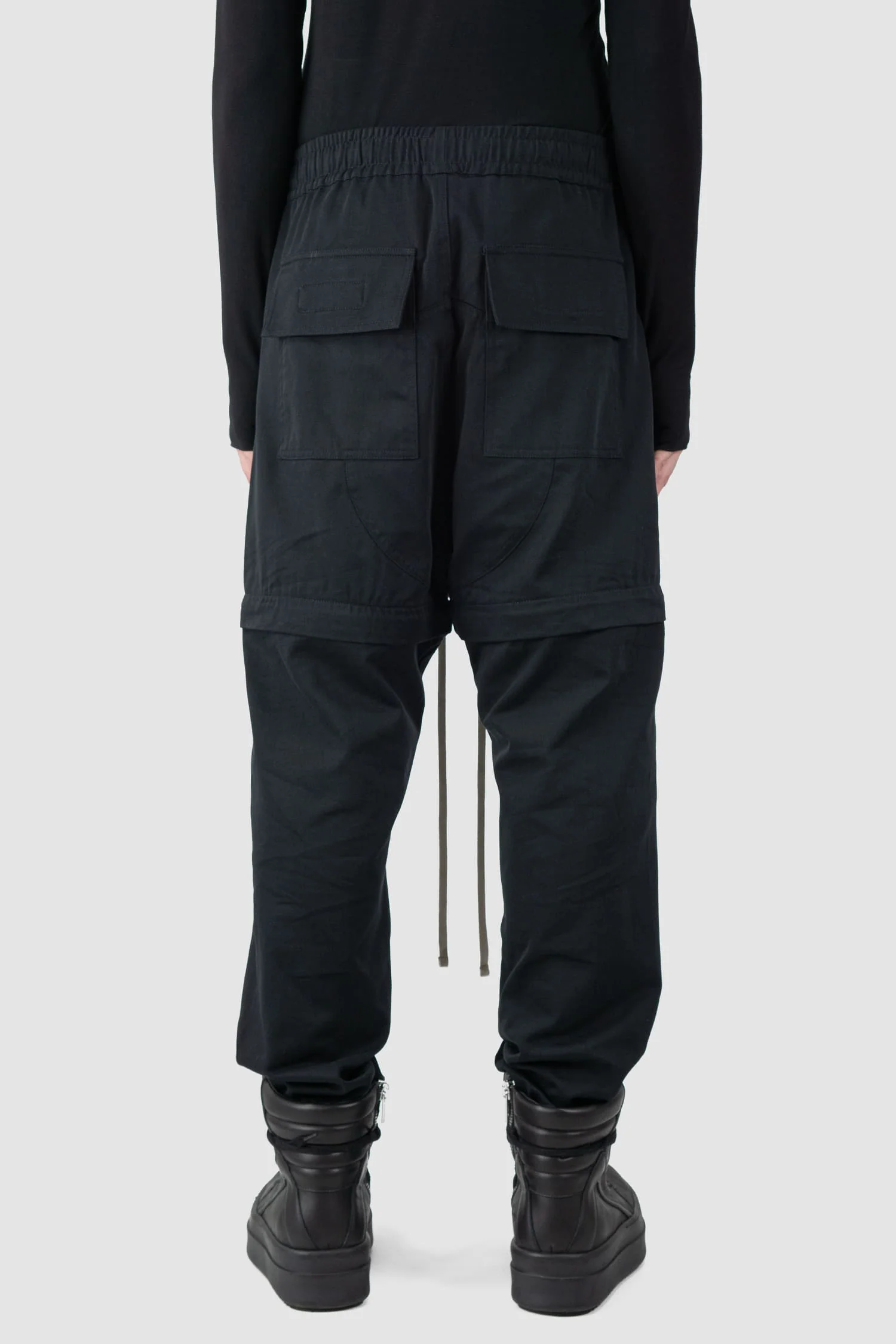 Black Convertible Transform Pants - Image 3