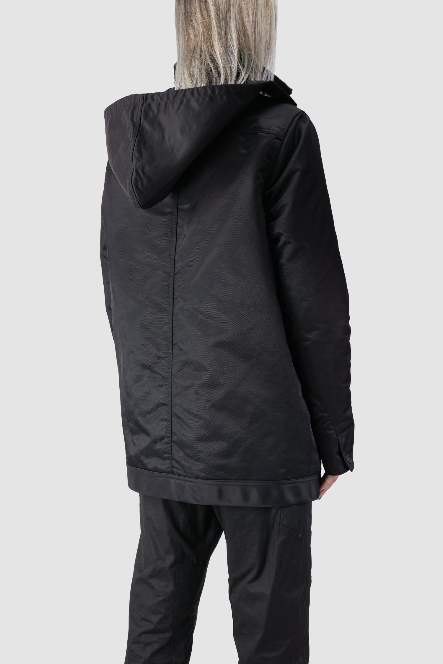 Rick Owens DRKSHDW - Padded High Neck Hooded Windbreaker Jacket - Image 4