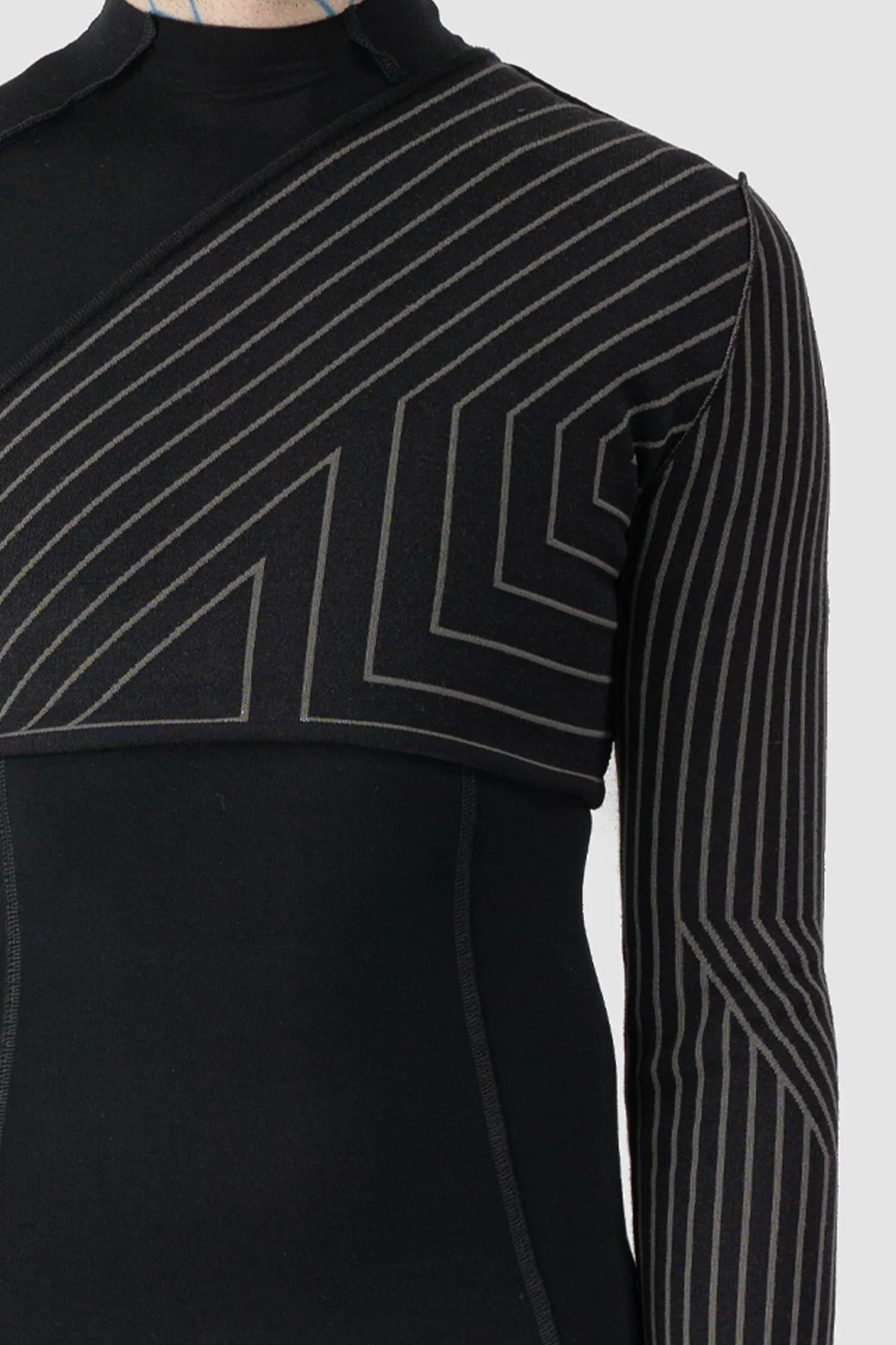 Rick Owens - Half Ziggy Cropped Cashmere Top - Image 3