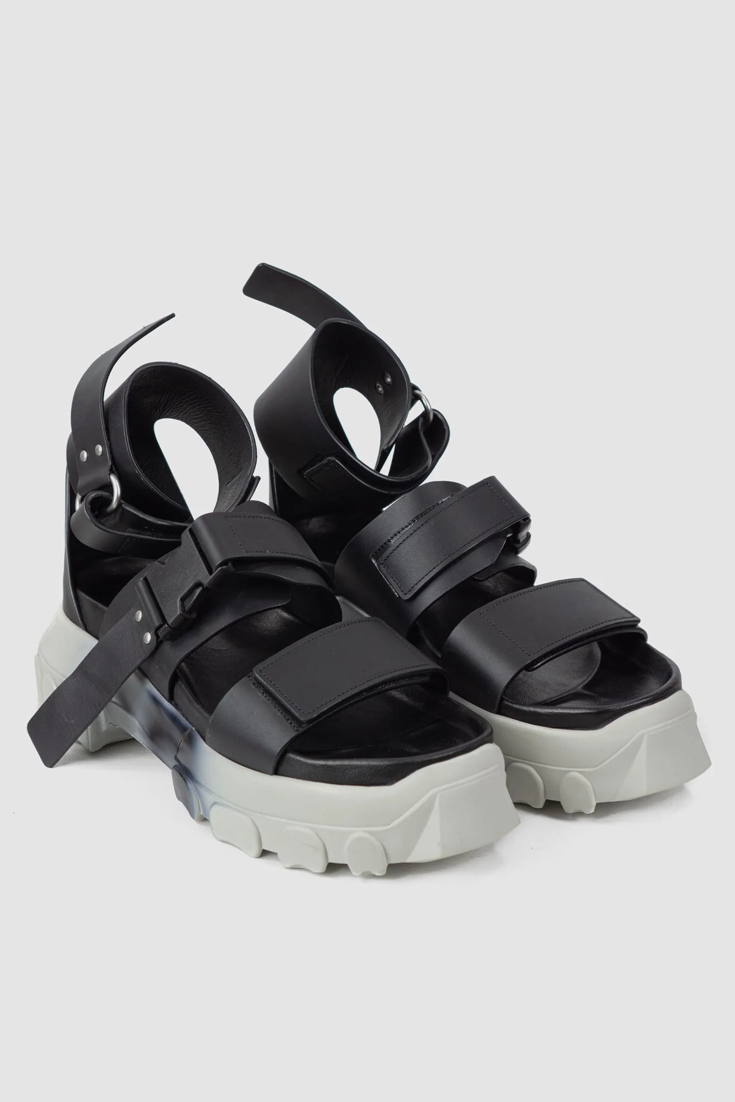 Rick Owens - Spartan Leather Tractor Sandals