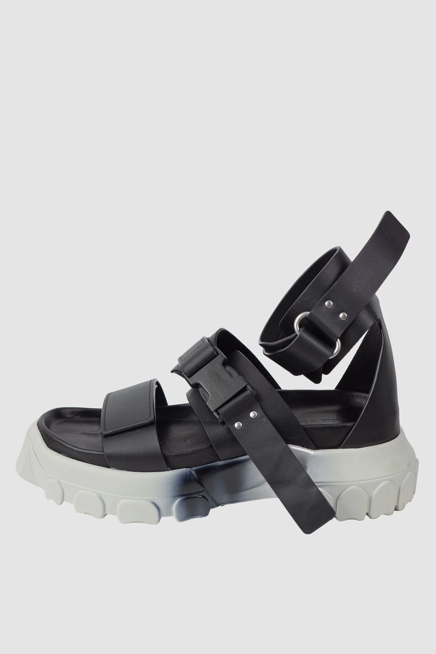 Rick Owens - Spartan Leather Tractor Sandals - Image 4
