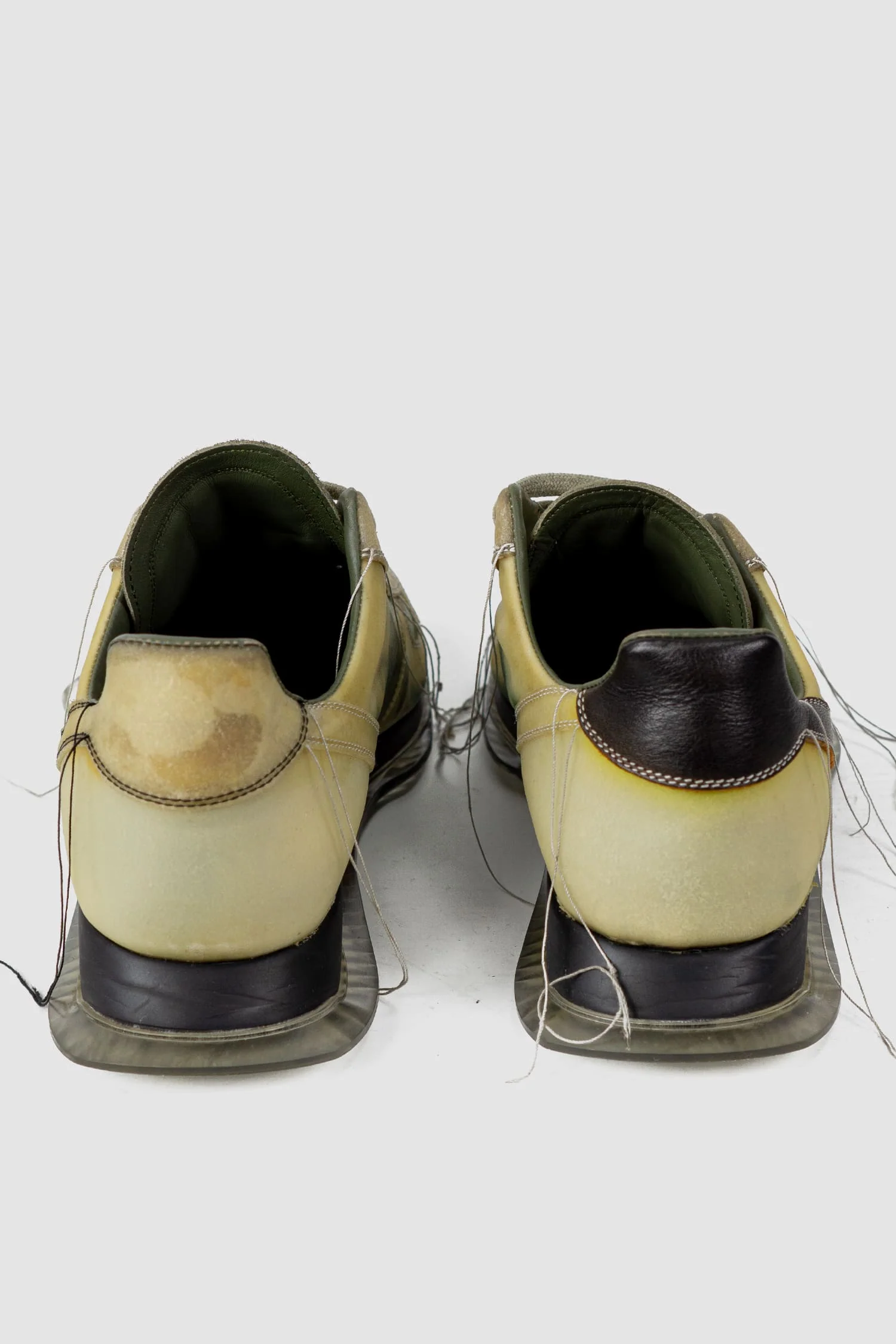 Rick Owens - Translucent Leather Low-Top Trainer Sneakers - Image 4