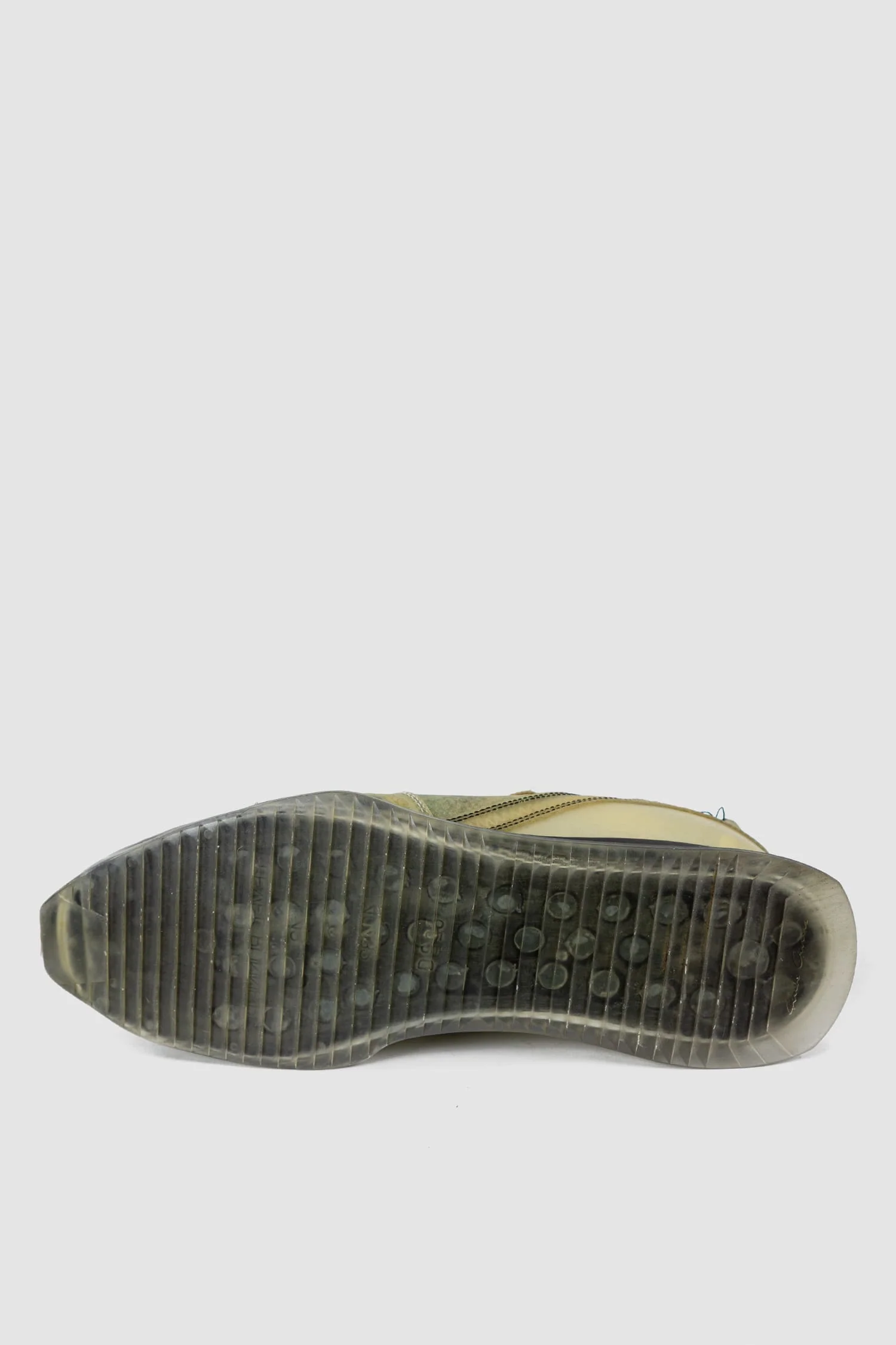 Rick Owens - Translucent Leather Low-Top Trainer Sneakers - Image 7