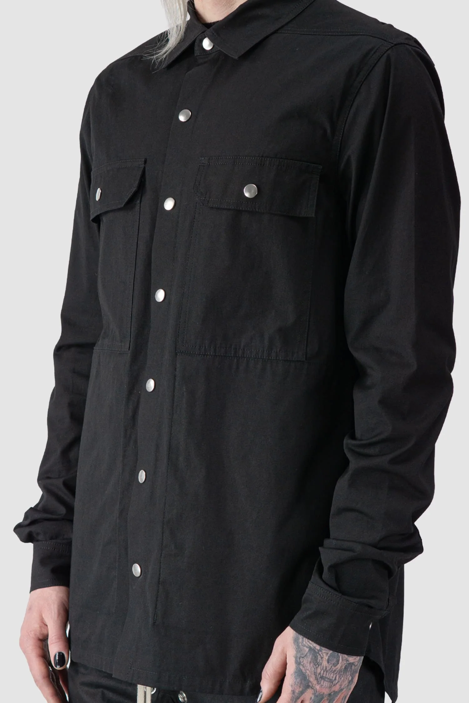 Rick Owens - Woven “UFW” Printed Cotton Overshirt - Image 3
