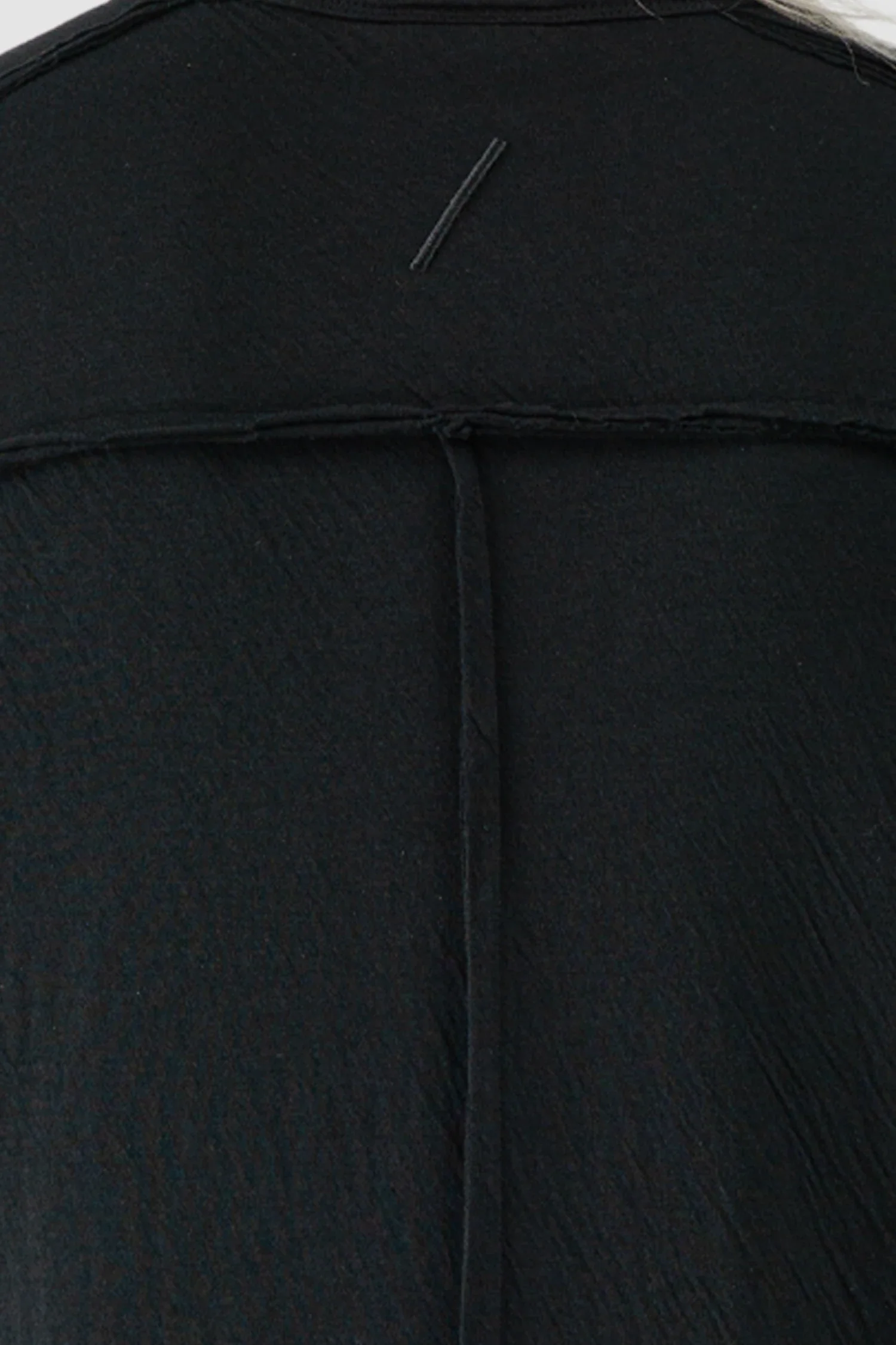 Black Bonded Double Layer Long Sleeve T-Shirt - Image 6