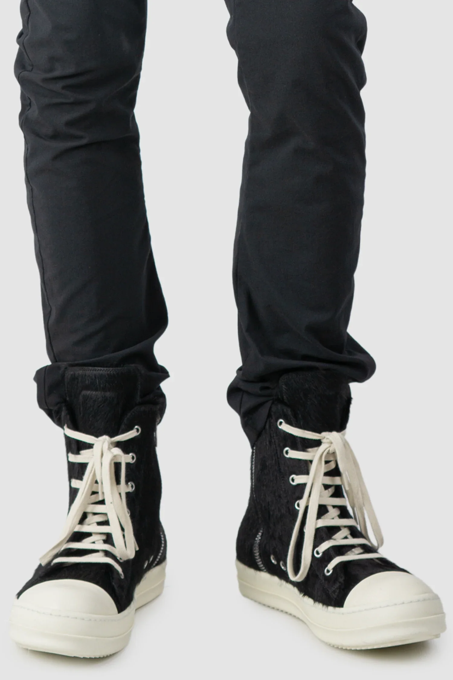 Black Light Scar Stitched Cotton Pants - Image 3