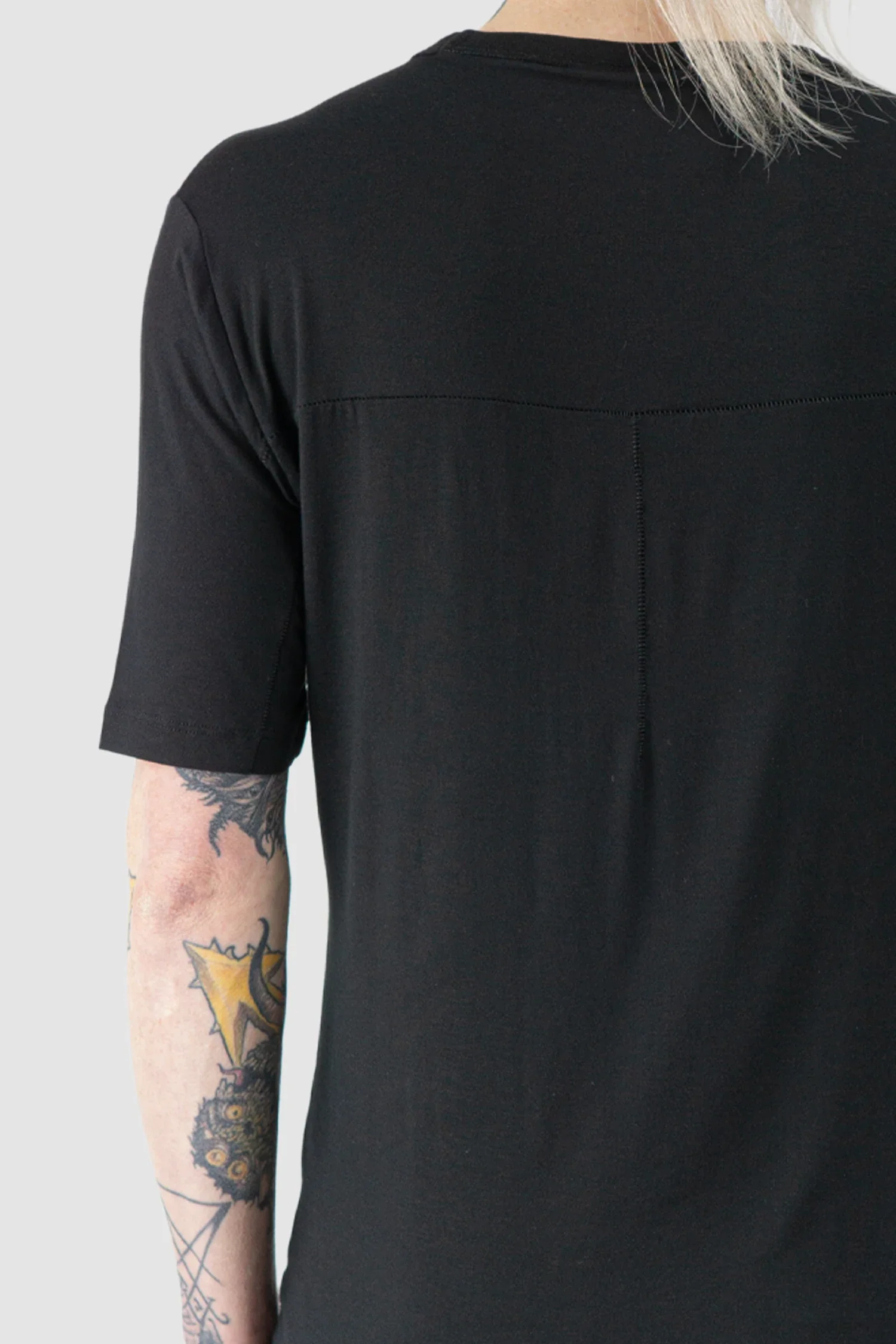 Black Modal Blend Jersey T-Shirt - Image 5