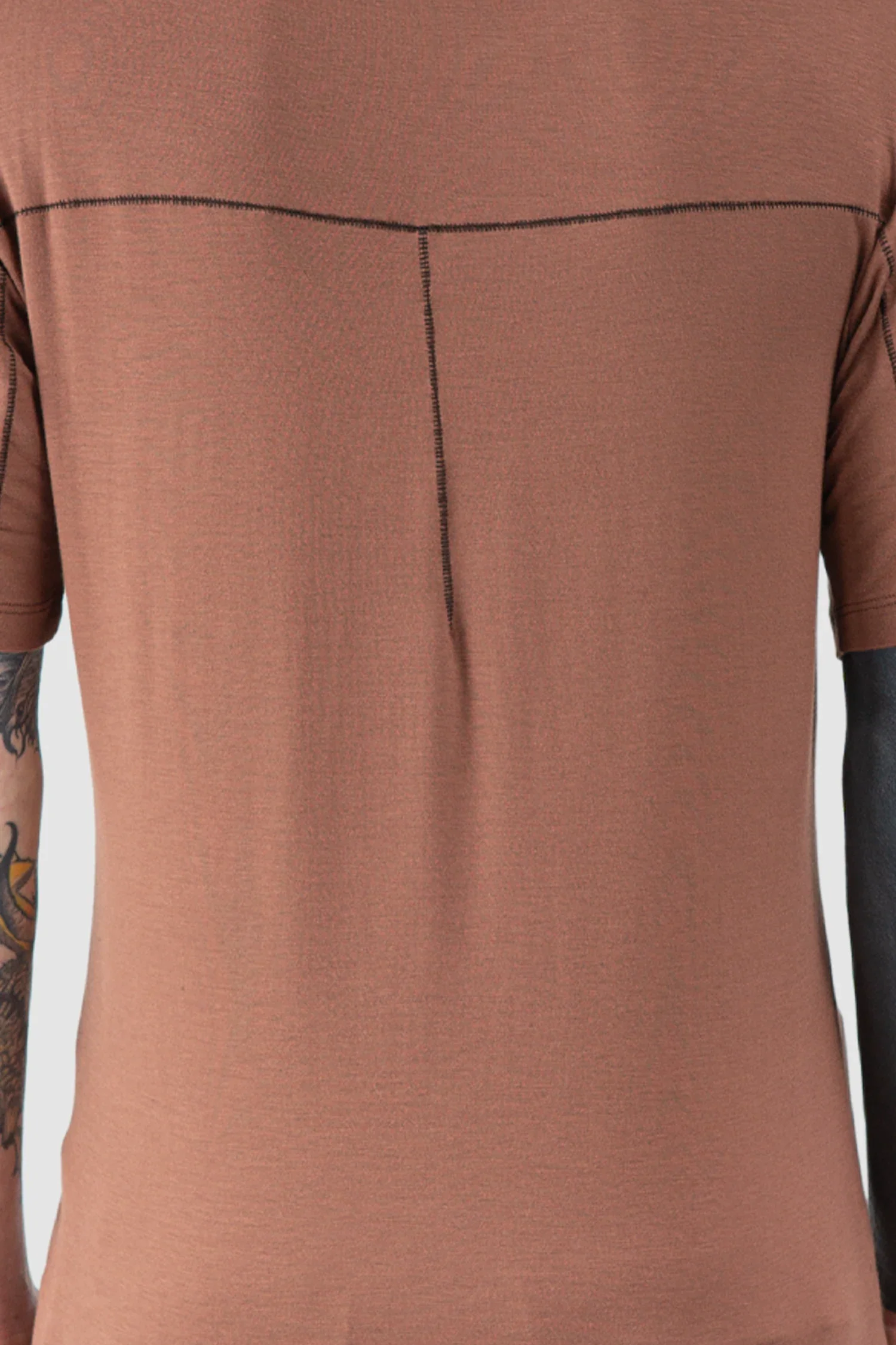 Red Modal Stretch Jersey T-Shirt - Image 4
