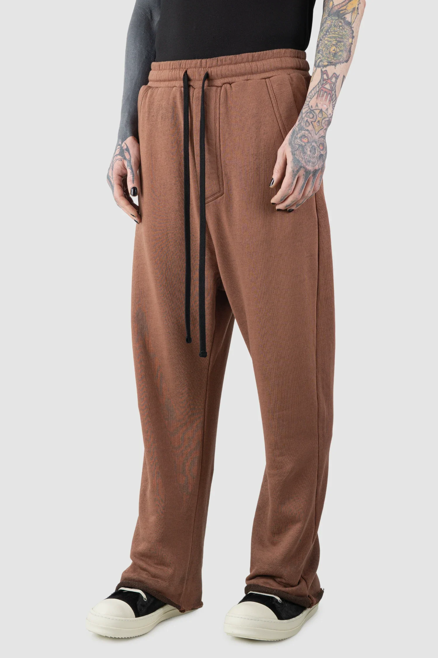 Red Relaxed Low Crotch Sweatpants - Image 2