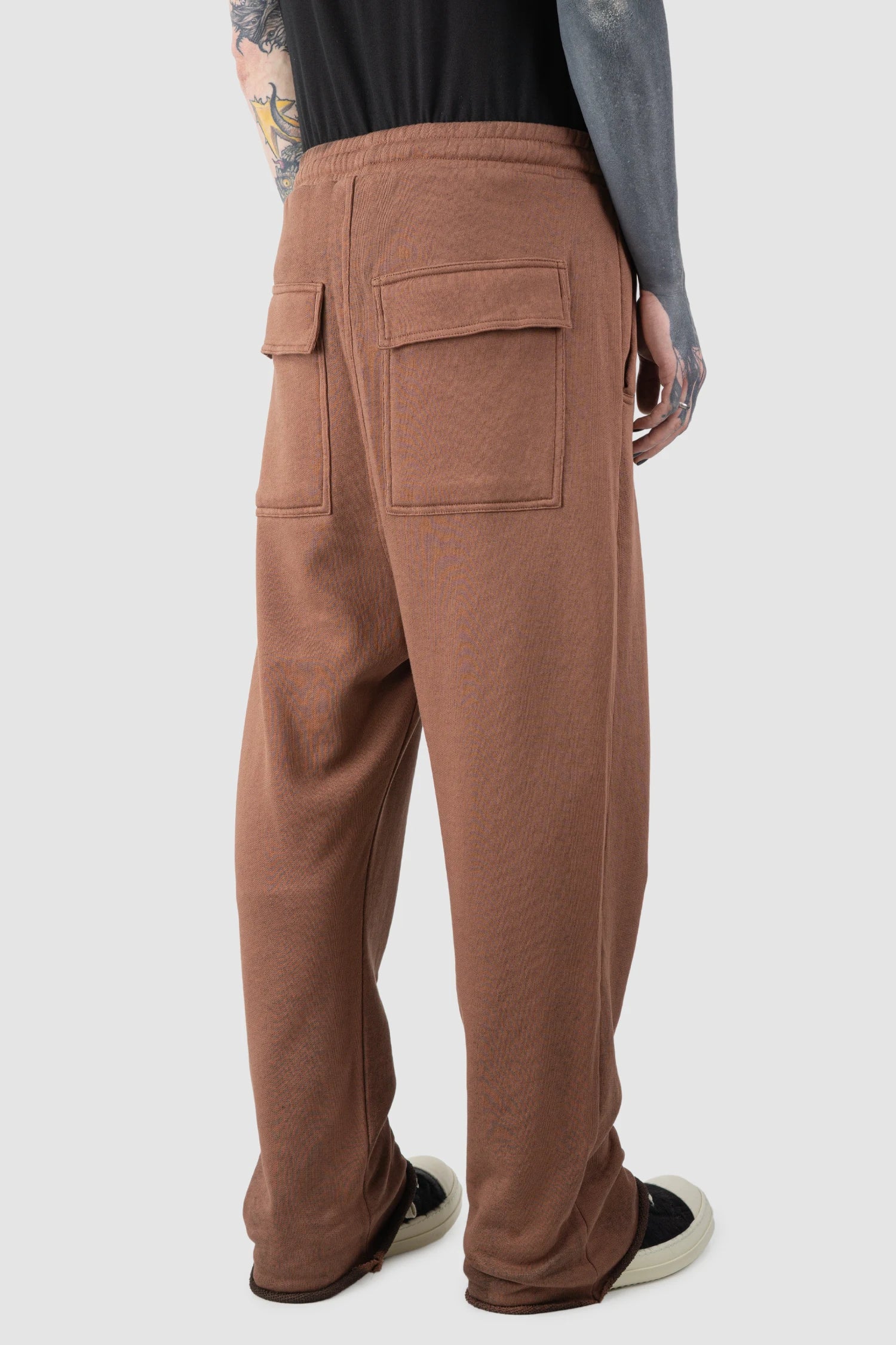 Red Relaxed Low Crotch Sweatpants - Image 5
