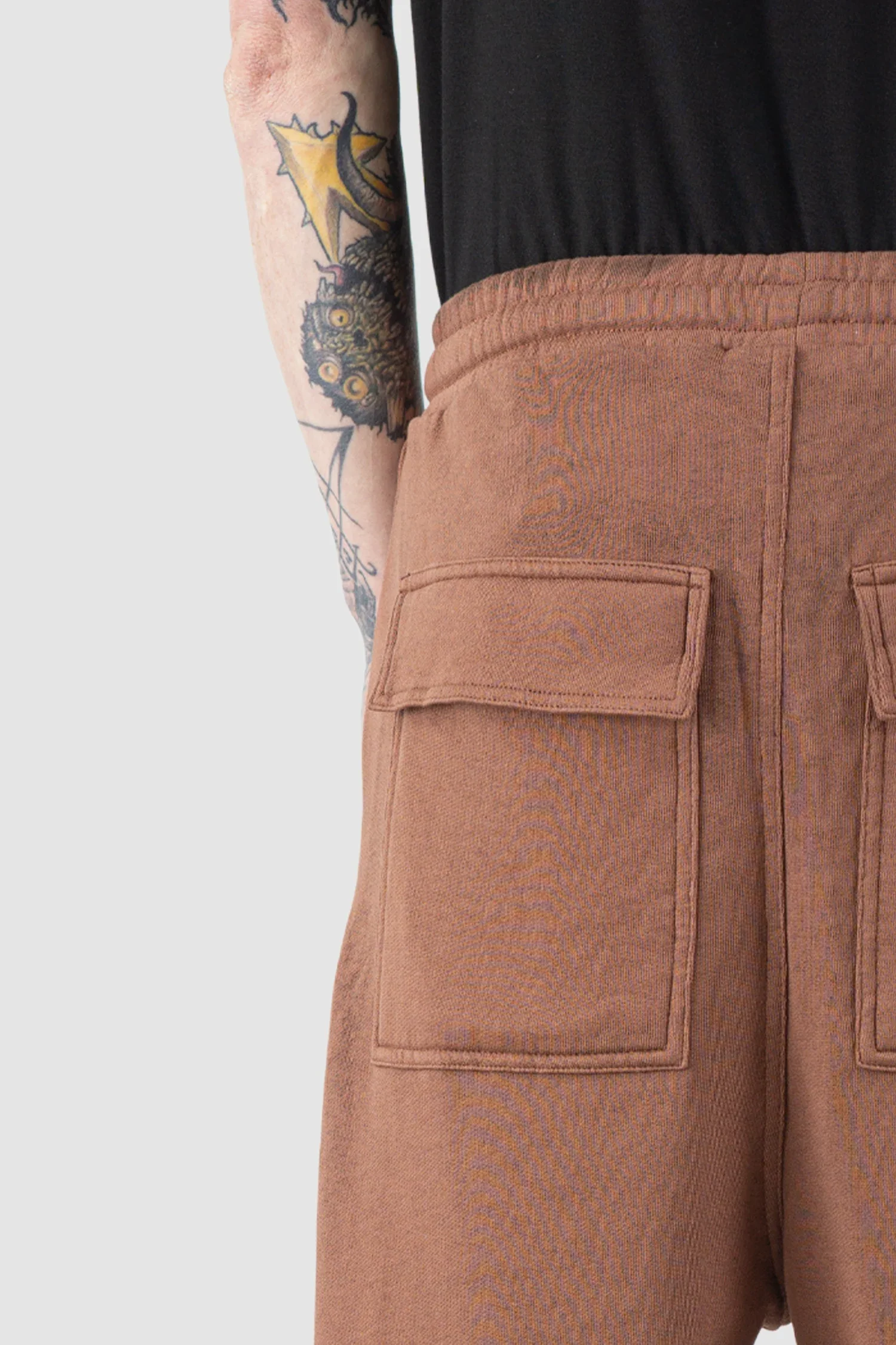 Red Relaxed Low Crotch Sweatpants - Image 6