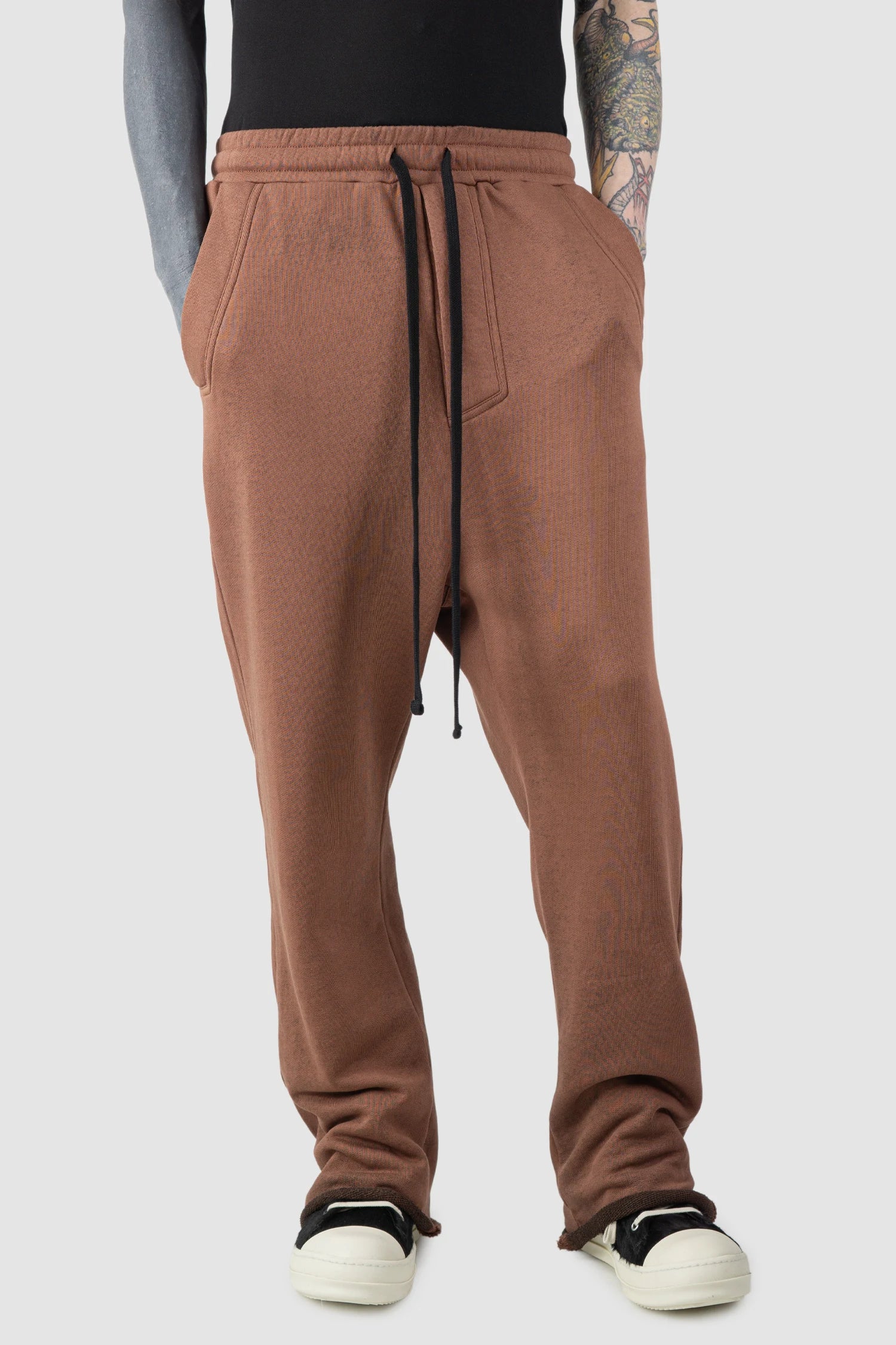 Red Relaxed Low Crotch Sweatpants - Image 7