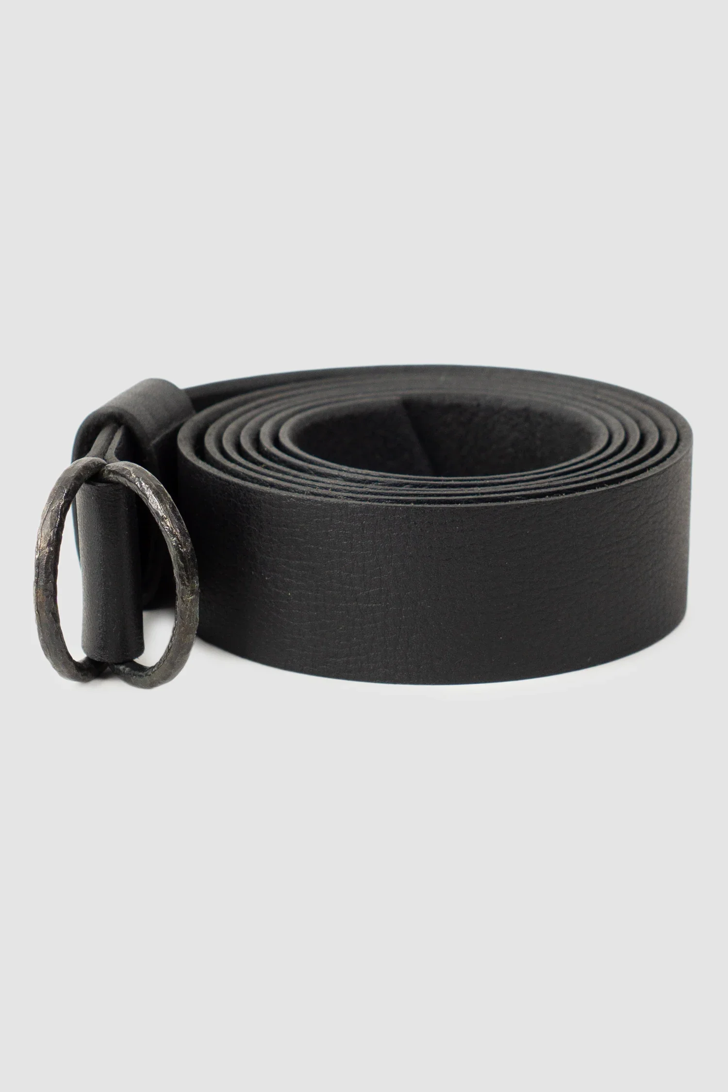 Black Grain Leather Belt 1 - Image 3