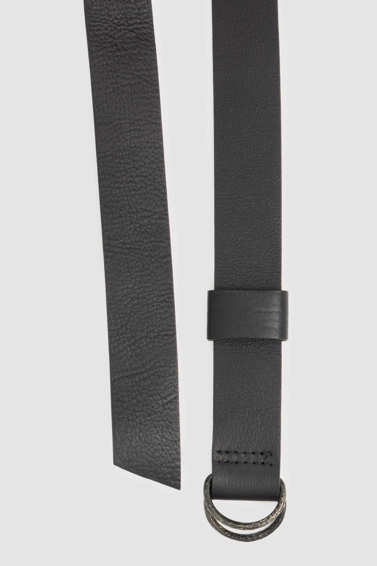Black Grain Leather Belt 1 - Image 4