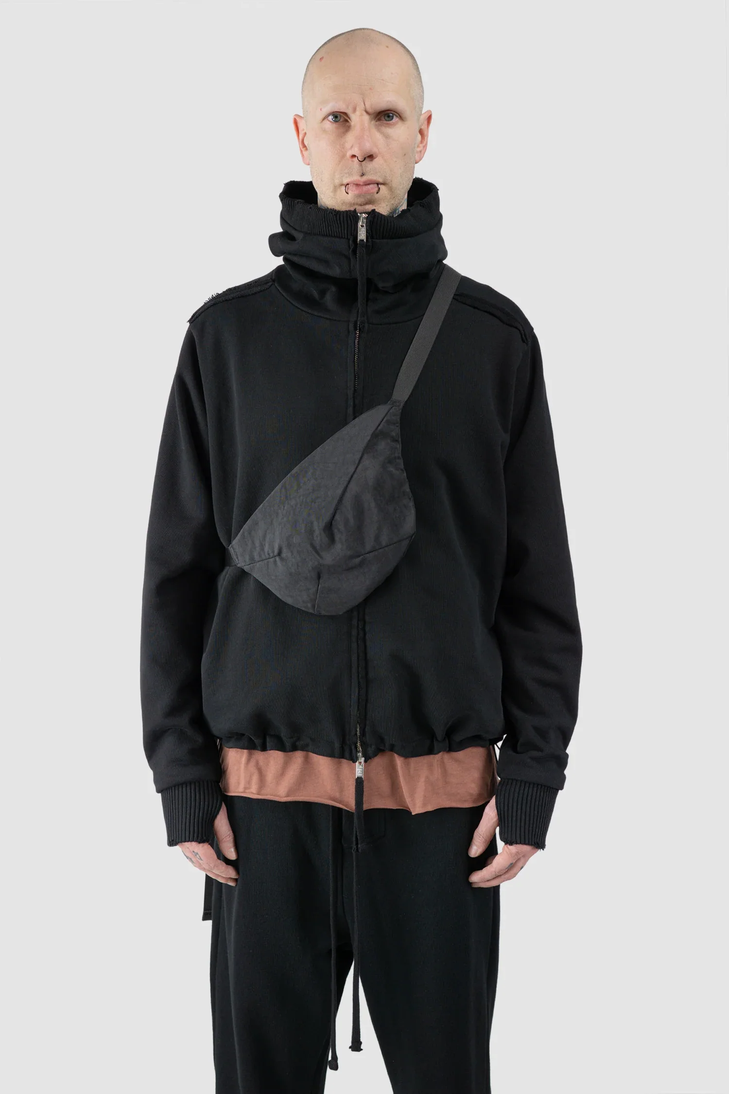 Black Washed Fanny Pack Nylon 2 - Image 2