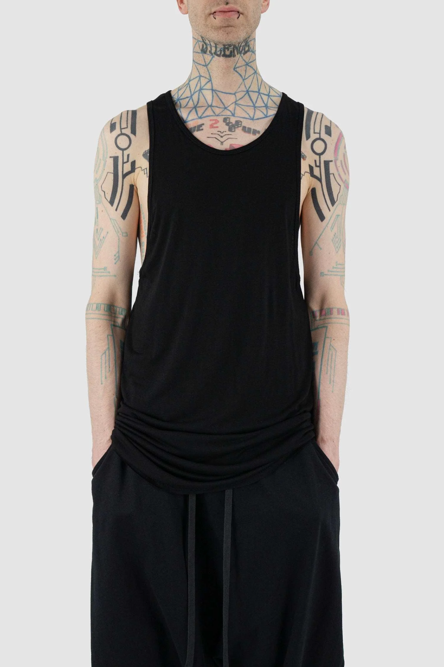 Black Down Tank Top - Image 5
